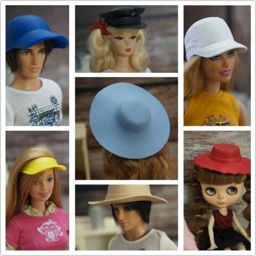Original hat doll accessories for 30cm barbie xinyi fr2 blythe ken doll / Baseball cap sunhat