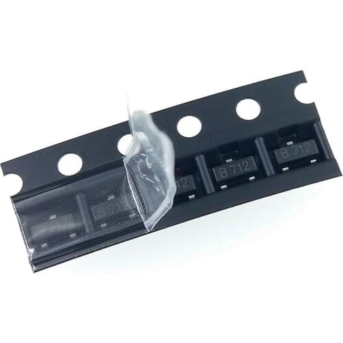 Original 100PCS/LOT SDT23C712L02 Printing B712 Anti-static protection diode SOT-23 new