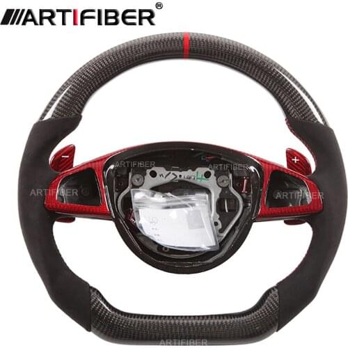 Real Carbon Fiber Steering Wheel for Mercedes Benz W205 S205 S213 W213 X156 C117 X117 W218 X218 C257 V222 X222 A238 C238