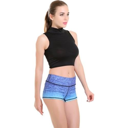 New S M L Size Blue Dot Workout Women Sports Shorts Red Brand Fitness Running Jogging Gym Suit