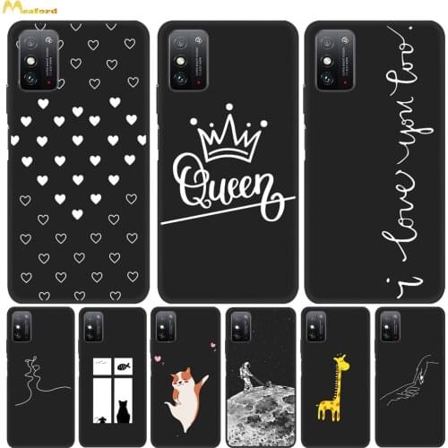 Silicone Case For Honor 10X Lite 10 9X 9 Lite 9C 9S 9A Cover Back Etui For Huawei Honor X10 Max 5G 20E 8C 30 20 Pro Phone Bumper