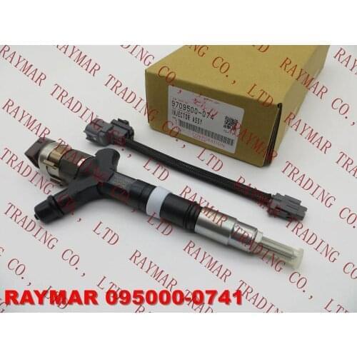 Genuine Common rail fuel injector 095000-0740 095000-0741 for Land Cruiser 23670-30010, 23670-39015, 23670-39016