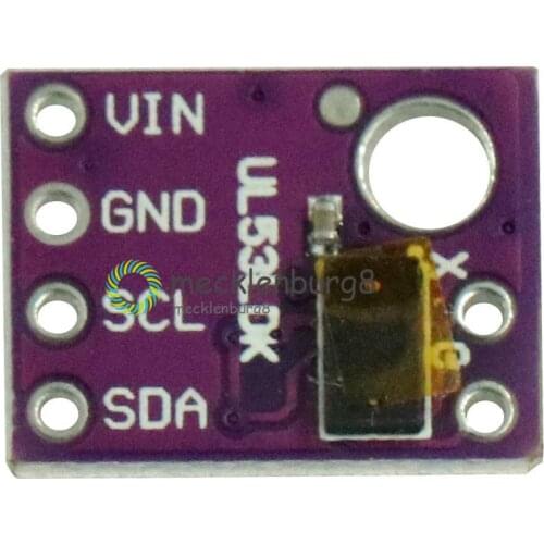 1PCS VL53L0X Time-of-flight Ranging IIC I2C ToF Distance Sensor 2.8-5V Module