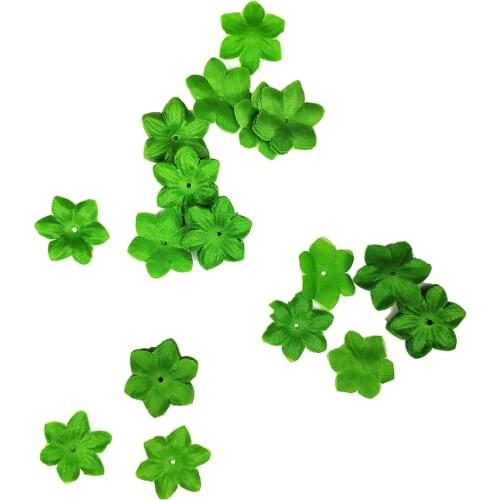 150pcs Artificial Flowers Leaves Green Plants Torus For Wedding Home Decoration DIY Foliage Floristry Craft Accessories