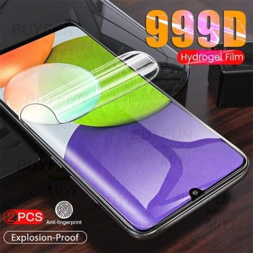 2PCS 999D Curved Hydrogel Film For Samsung Galaxy A 22 A22 2021 4G SM-A225F/DS 6.4'' Full Cover Safty Screen Protector Not Glass