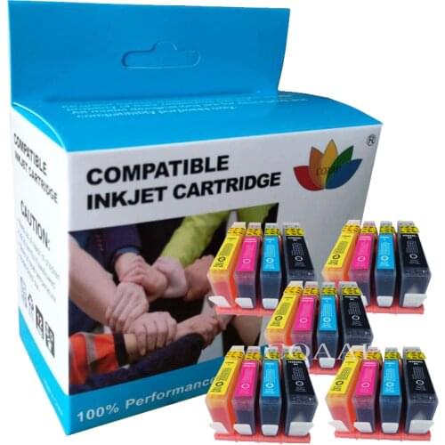 20 Compatible Ink for HP 364XL Black hp364 Cyan Magenta Yellow Ink cartridge Multi Combo for Officejet 4610 4620 Printer