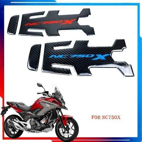 Motorcycle Accessories Carbon Fiber Oil Fuel Gas Tank Pad Tankpad Decal Protector Sticker For HONDA NC750X NC 750X