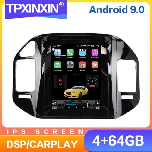 Android 10 Tesla Vertical Screen For Mitsubishi Pajero V73 V77 V68 V75 1997-2011 Car Radio Multimedia DVD Player Navigation GPS