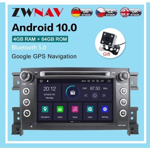 Android10.0 64GB Car radio player GPS Navigation for Suzuki Grand Vitara 2005-2012 Multimedia Player Radio stereo headunit dsp