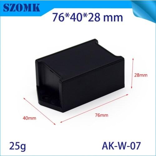One piece High quality ABS material plastic wall mount enclosure plastic electronics junction box small diy instrument