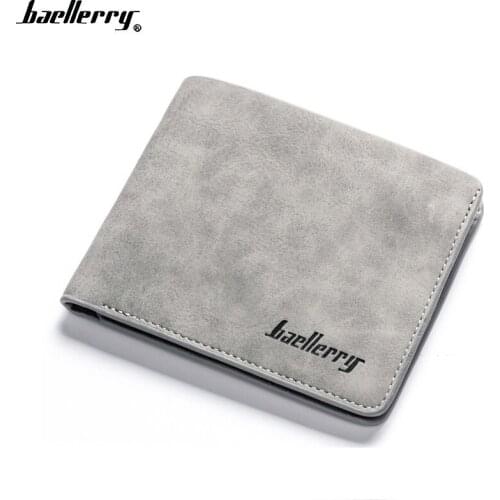Business New Man Wallet Pu Leather Soild Color Male Purse Fashion Retro Short Man Wallet Multiple Card Slots Purse for Man 2020