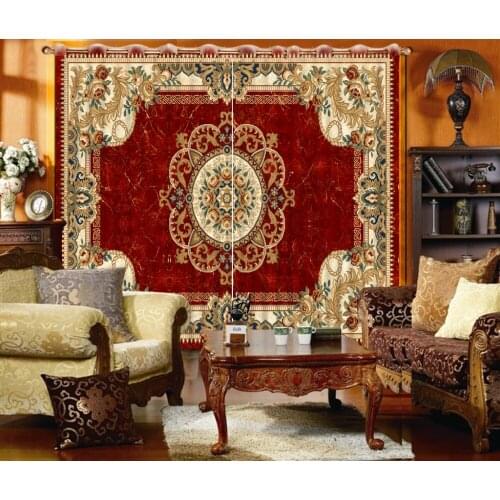 Europe curtain 3d Curtains Blackout for Living Room Kids Bedroom Fabric