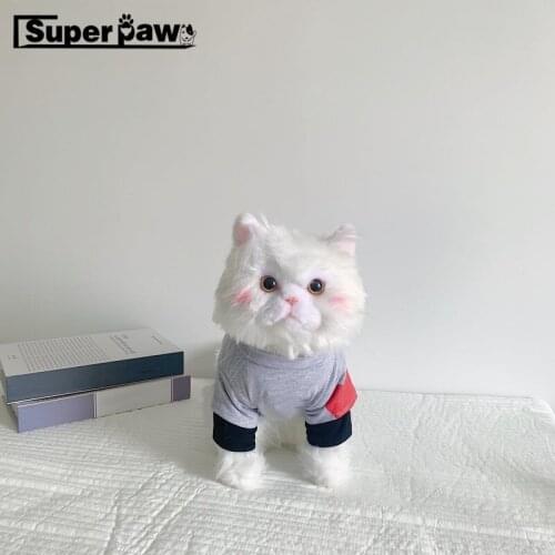 New Spring Summer Pet Dog T-shirt Puppy Vest Cotton Clothes Clothing For Small Medium Dogs French Bulldog Schnauzer Pug HCC04