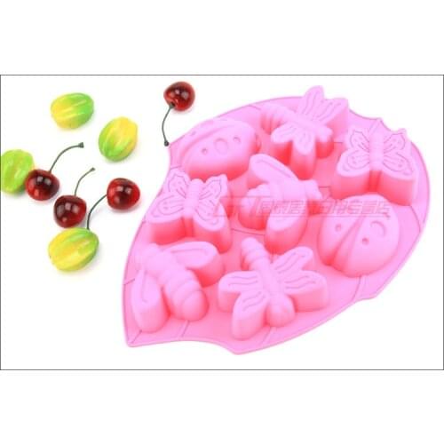 Baking Tools Insect/Bee/ Butterfly Shape Cake Mold Silicone Mold Candy Jelly Chocolate Mould Cake