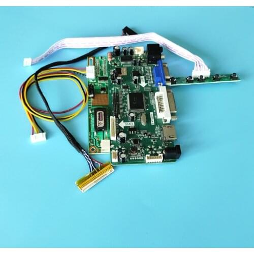 HDMI+DVI+VGA Controller Board kit for LP154W01-TLF2/LP154W01-TLF3 M.NT68676 moitor panel 1280X800 30pin 15.4" LCD Audio screen