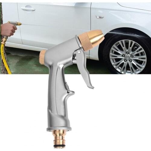 Garden Hose Nozzle Adjustable High Pressure Metal Leakproof Water Sprayer for Washing Car Tool Portable Pump Sprayer