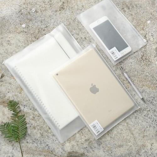Presentation Binder Receive Concise Planners Card B6 B5 A4 PVC Zipper Bag Folder Holder