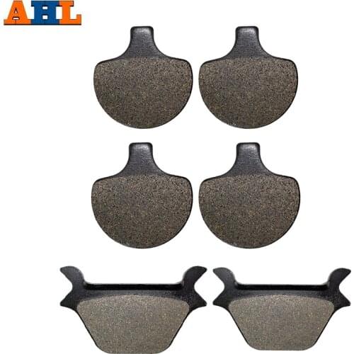 AHL Motorcycle Front and Rear Brake Pads For Harley Dyna Series FXD FXDL FXDWG FXR FXRS FXRT FXRD FXLR 1988-1999