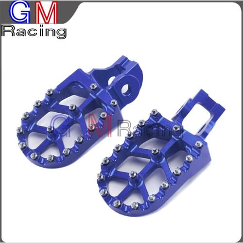 Motorcycle CNC Foot pegs Rest Pedals For Husqvarna TC FC TE FE TX FX FS 85 125 150 200 250 300 350 400 450 501 2016 2017 2018