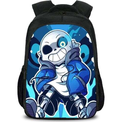 Undertale Backpack for Teenage Girls Boys Book Bags Children School Orthopedic Backpacks Sans Papyrus Mochilas Travel Bag