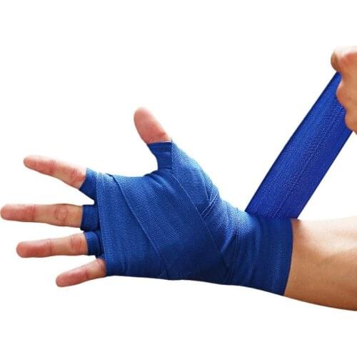 1 Pair Boxing Gloves Kickboxing Wraps Bandage Male Fight Sanda Taekwondo Muay Thai Guantes Karate MMA Wrist Straps Equipment