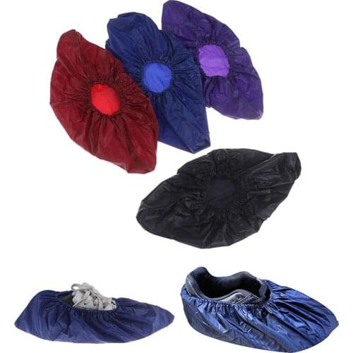 1Pair Thicken Rain Reusable Elasticity Overshoes Rubber Boots Shoe Cover Rubber Anti-slip Bike Boot Protector Cover Dropshipping