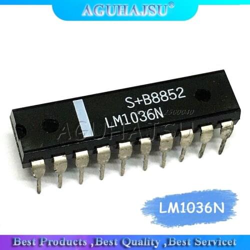 1pcs LM1036N LM1036 DIP-20 Dual channel DC control volume balance circuit chip
