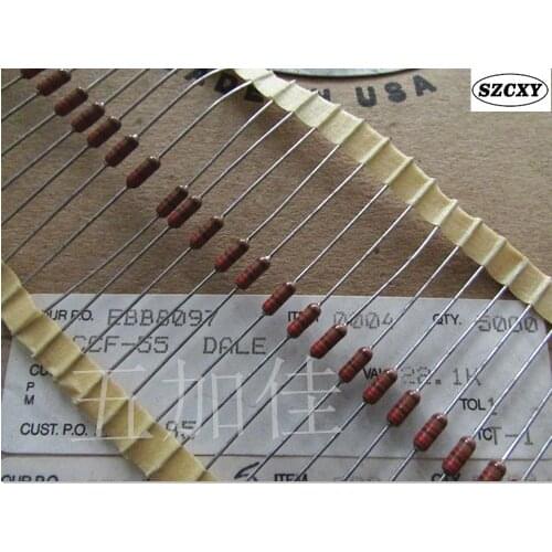 100% New and original CCF-55 22.1K 1/4W Color ring resistance