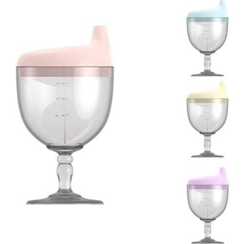 150ML Baby Goblet Water Bottle Infant Cups with Duckbill Mouth Shape for Feeding Baby Training