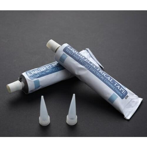 50ml Liquid Insulation Electrical Tape 2 Colors Lamp Board Electronic Sealant Fast Dry Insulating Waterproof Liquid Tape Glue