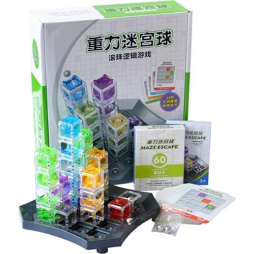 60 Challenge With Solution Maze Escape Toys For Children Improve Logical Thinking Smart IQ Family Board Games Brinquedos #20