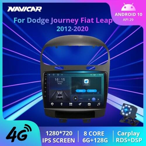 2Din Android10.0 Car Radio For Dodge Journey Fiat Leap 2012-2020 GPS Navigation Auto Radio Stereo Receiver Car Video NO 2DIN DVD