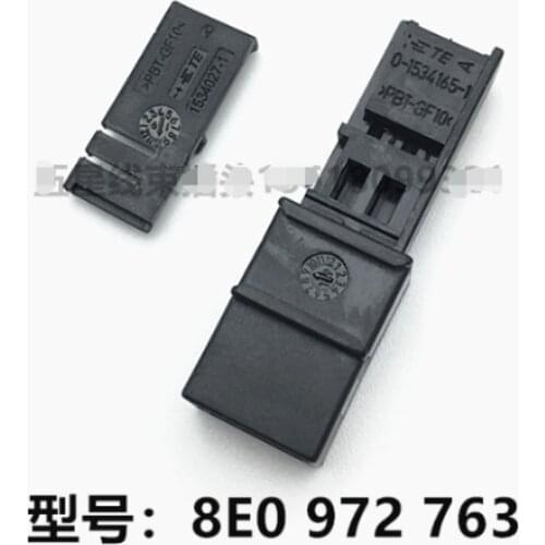 Free shipping 10/20/50/100 pcs 2 pin unsealed connector 8E0972763 8E0 972 763