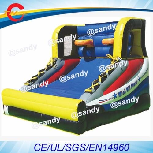 Free air ship,3x3x3mh Inflating basKetball target,inflatable goals,outdoor inflatable basketball hoops shootting carnival games