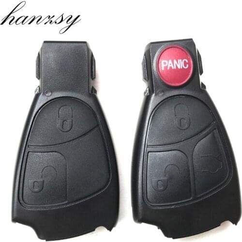 2/4 Button Remote Key Fob Case For Mercedes Benz A B C E S GML CL CLS CLA CLK ML SLK Class W203 W204 W211 Replacement Auto key