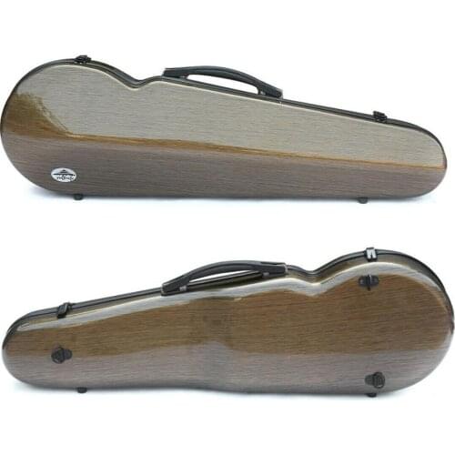 Brown color violin case 4/4 Two code lock New light weight 1.7 kg Carbon Fiber case