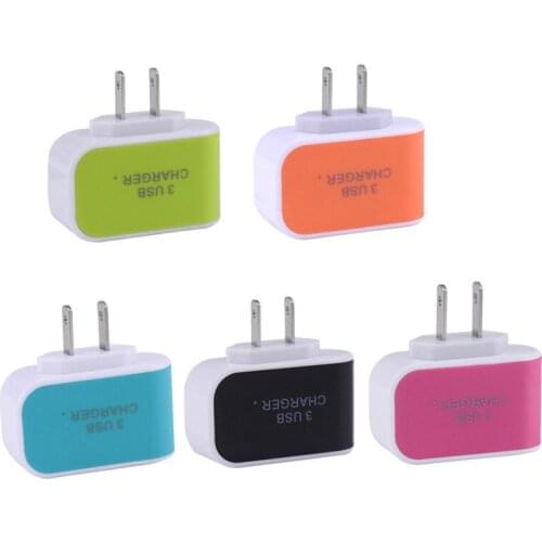 3Ports 3.1A USB Power Charger for IPhone Xs max XR X 8 7 iPad Wall Charger for Samsung S9 Xiaomi Mi Huawei Mobile Phone Adapter