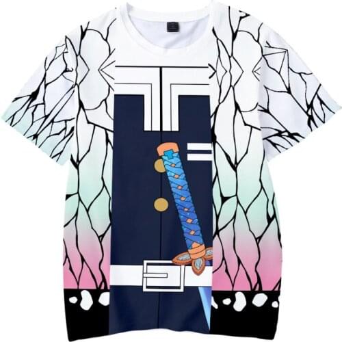 Anime 3d Printed T -Shirt Demon Slayer Clothing t shirt Funny Men Short Sleeve Cool Fashion t shirt Casual Summer tshirt