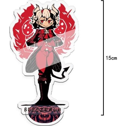 Helltaker Cerberus Modeus Malina Anime Acrylic Stand Figure Collection Model Toy Cosplay Gifts