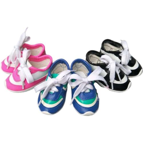 High quality doll shoes for 43CM baby new born doll shoes 18" girl doll sport shoes
