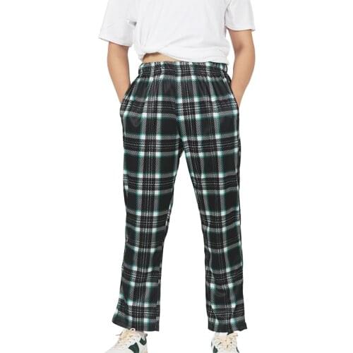 Len ka Yafi Women's Plaid Trousers