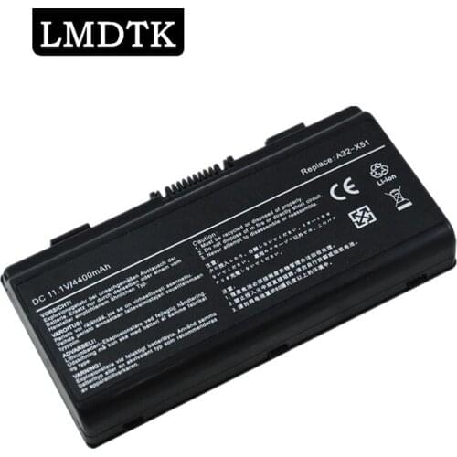 LMDTK New 6cells laptop battery FOR ASUS X51 X58 T12 SERIES A32-X51 A32-T12 A32-T12J A32-XT12 A32-X51 free shipping