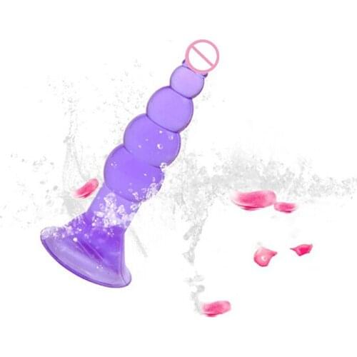 Multi-colors Adult Gay Product Soft Silicone Anal Butt Plug Prostate Massager Relax Erotic Sexy Toys for Lovers