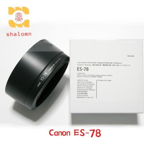 New Original For Canon ES-78 EF 50 1.2L 50/1.2L 50mm F1.2L USM 72mm Lens Hood