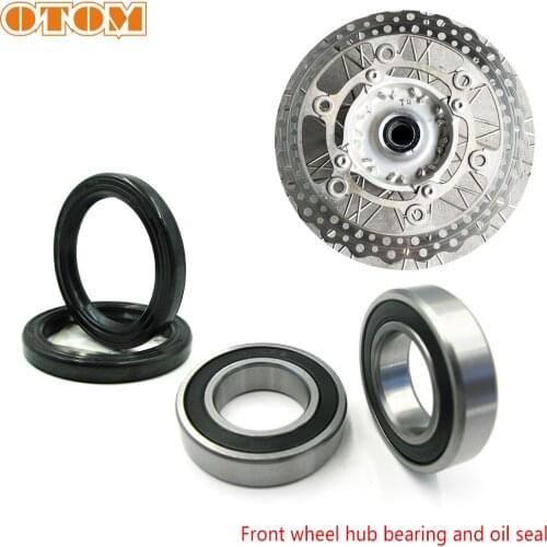 OTOM Motorcycle Front 6904 Rear 6905 Wheel Bearing Hub Oil Seal Kit For KAWASAKI KX250F KX450F KLX250R KLX450R Motocross Parts