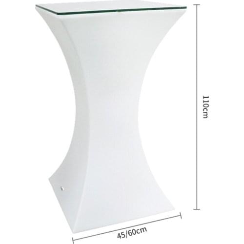 Rechargeable LED illuminated cocktail table waterproof glowing led bar table lighted coffee table bar kTV disco hotel supply