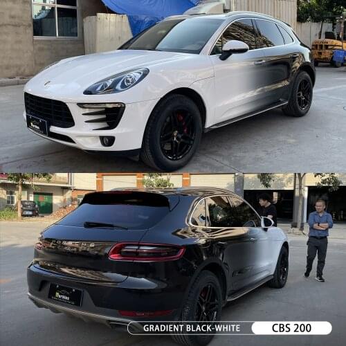 Carbins Film Custom Auto Wrap Vinyl Black White Faded Graffiti Sticker Bomb! Stylish Fashion Sticker