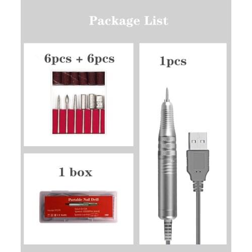 Professional Electric Nail Art Drill Pen Handle File Polish Grind Machine Handpiece Manicure Pedicure Tool Nail Art Accessories