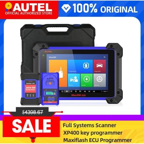 Key Programming Tool Autel MaxiIM 608 IM608 All System Diagnostic Tool with IMMO XP400 All Key Lost J2534 ECU Programmer