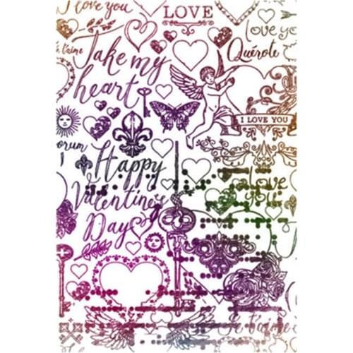 11*16CM Magic Angel Writing Transparent Clear Stamps / Silicone Seals Roller Stamp For DIY Scrapbooking Photo Album/Card Making